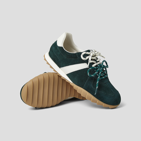 SKAP圣伽步女鞋2025秋季新款德训鞋百搭舒适双鞋带女款运动休闲鞋