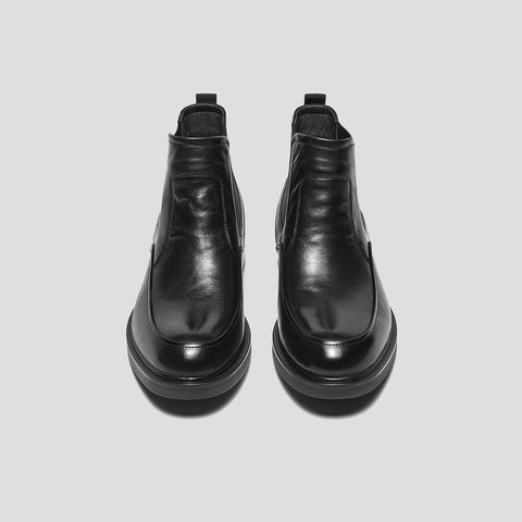 SKAP圣伽步男鞋2025冬季新款低靴休闲短靴上班舒适男款切尔西靴