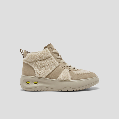 SKAP圣伽步女鞋2025冬季新款雪地靴加绒保暖高帮舒适女款休闲靴