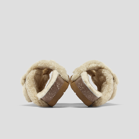 SKAP圣伽步女鞋2025秋季新款休闲鞋保暖毛毛鞋舒适懒人拖女勃肯拖