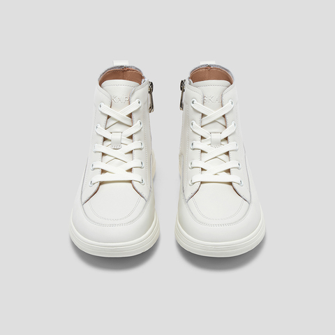 SKAP圣伽步女鞋2025冬季新款时装靴舒适靴子拉链短靴女款休闲靴