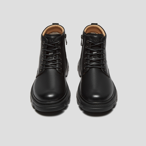 SKAP圣伽步男鞋2025冬季新款马丁靴休闲增高轻便短筒男款运动靴