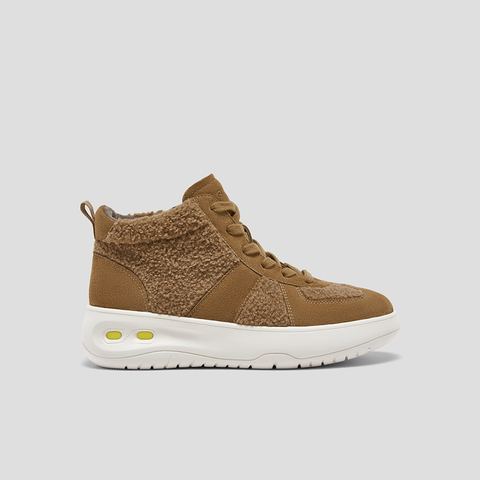 SKAP圣伽步女鞋2025冬季新款雪地靴加绒保暖高帮舒适女款休闲靴