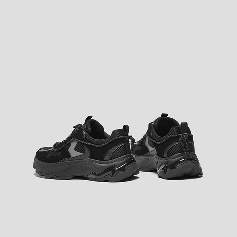 SKAP圣伽步男鞋2025秋季新款运动鞋网布增高透气抓地男款老爹鞋