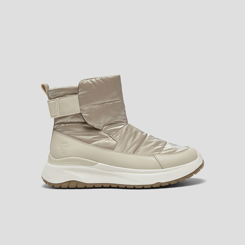 SKAP圣伽步女鞋2025冬季新款雪地靴轻质高帮保暖加绒女款休闲靴