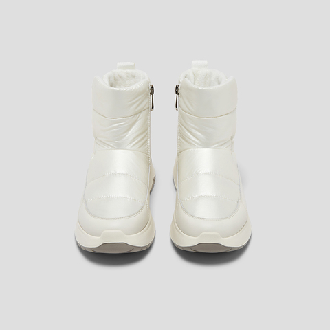 SKAP圣伽步女鞋2025冬季新款雪地靴轻质高帮保暖加绒女款休闲靴