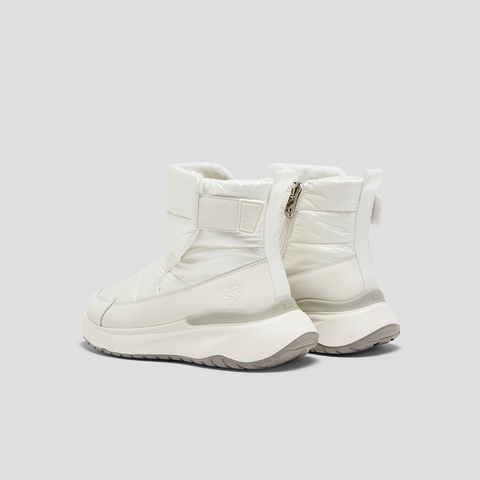 SKAP圣伽步女鞋2025冬季新款雪地靴轻质高帮保暖加绒女款休闲靴