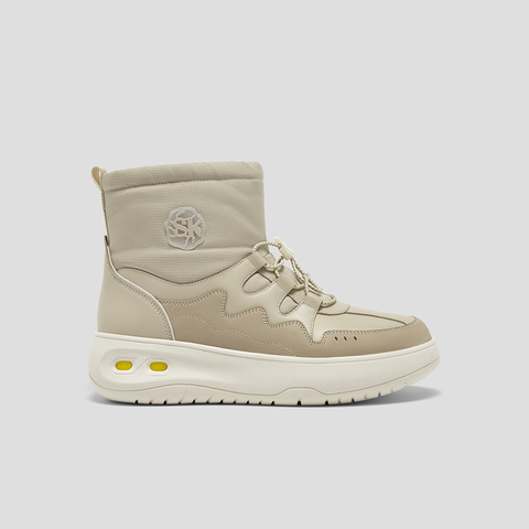 SKAP圣伽步女鞋2025冬季新款雪地靴保暖加厚高帮舒适女款休闲靴