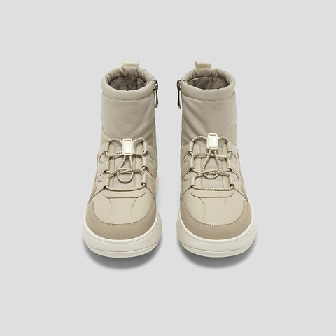 SKAP圣伽步女鞋2025冬季新款雪地靴保暖加厚高帮舒适女款休闲靴