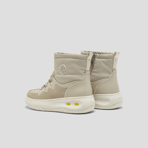 SKAP圣伽步女鞋2025冬季新款雪地靴保暖加厚高帮舒适女款休闲靴