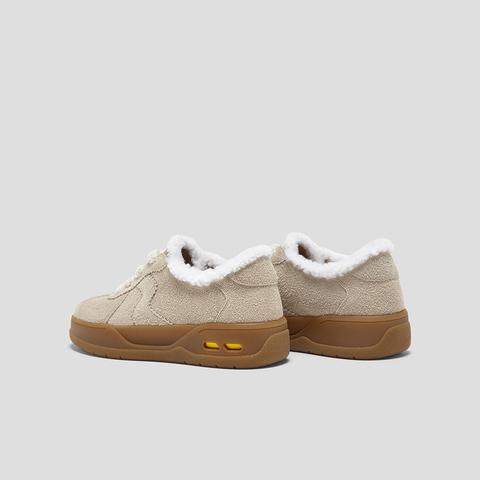 SKAP圣伽步女鞋2025秋季新款毛毛鞋加绒加厚保暖舒适女款休闲鞋