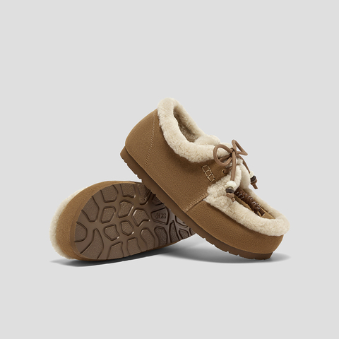SKAP圣伽步女鞋2025秋季新款勃肯鞋舒适保暖毛毛鞋加绒女款休闲鞋