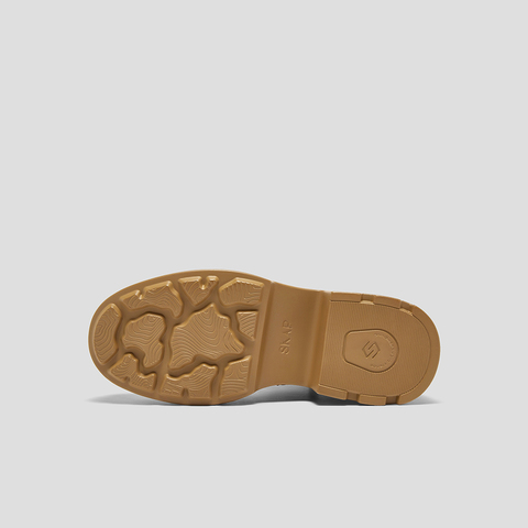 SKAP圣伽步女鞋2025冬季新款马丁靴户外大黄靴复古轻便女款休闲靴