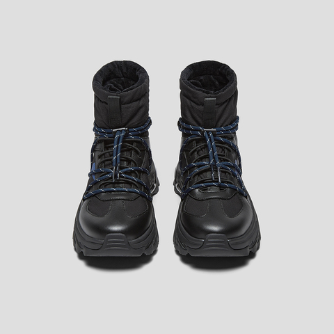 SKAP圣伽步女鞋2025冬季新款休闲雪地靴增高加绒加厚女款户外靴