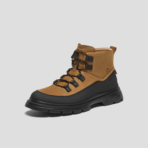 SKAP圣伽步男鞋2025冬季新款马丁靴复古休闲低靴轻便男款休闲靴