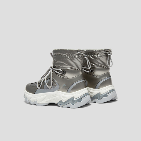 SKAP圣伽步女鞋2025冬季新款休闲雪地靴增高加绒加厚女款户外靴