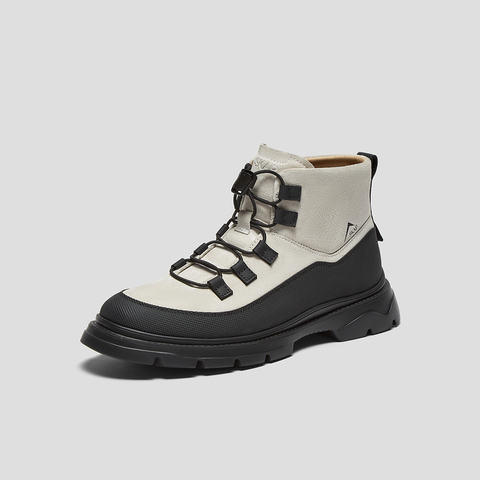 SKAP圣伽步男鞋2025冬季新款马丁靴复古休闲低靴轻便男款休闲靴