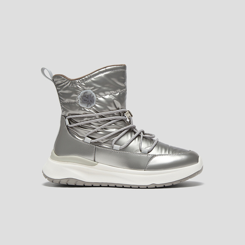 SKAP圣伽步女鞋2025冬季新款休闲短靴羽绒保暖高帮轻便女款雪地靴