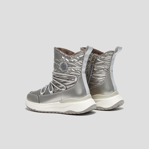 SKAP圣伽步女鞋2025冬季新款休闲短靴羽绒保暖高帮轻便女款雪地靴