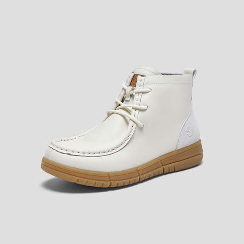 SKAP圣伽步女鞋2026春季新款短靴牛津复古高帮轻便软皮女款休闲靴