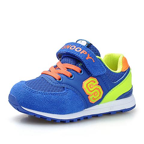 snoopy/史努比春新款网面透气男童运动鞋 韩版潮款休闲儿童鞋S615327+S615511