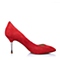 STACCATO/思加图春季专柜同款女士红羊绒皮革女皮鞋EY263AQ5