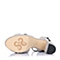 STACCATO/思加图夏季专柜同款灰色羊绒皮气质女凉鞋9JU01BL6