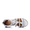 STACCATO/思加图夏季专柜同款白色PU女凉鞋（编织）9JG02BL6