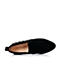 STACCATO/思加图秋季专柜同款黑色羊绒皮女休闲鞋9A302CM6