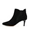 STACCATO/思加图冬季专柜同款黑色羊皮女靴9A902DD6