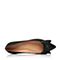 STACCATO/思加图春季专柜同款黑色羊皮浅口女单鞋K7101AQ7