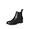STACCATO/思加图冬季专柜同款黑色牛皮短筒女皮靴R6101DD7