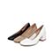 STACCATO/思加图2018年春季专柜同款黑色羊皮浅口女单鞋9L304AQ8