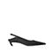 STACCATO/思加图2018年春季专柜同款黑色绵羊皮女皮凉鞋9N506AH8