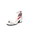 STACCATO/思加图2018年夏季专柜同款白色油皮牛皮革女皮凉鞋9O206BL8