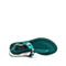 STACCATO/思加图2018年夏季专柜同款绿色真丝布面夹趾女凉鞋9JH13BL8