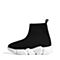 STACCATO/思加图2018年春季专柜同款黑色编织帮面亲子鞋QZ003AM8