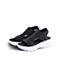 STACCATO/思加图2018年夏季专柜同款黑色格纹编织帮面女凉鞋XS640BL8