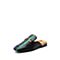 STACCATO/思加图18年秋季新款专柜同款黑色绵羊皮女穆勒鞋9K915CH8