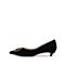 思加图春季新款时尚简约低跟尖头舒适女浅口单鞋Y3536AQ9