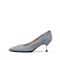 思加图春季新款优雅气质尖头细高跟女浅口单鞋9S222AQ9