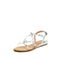 思加图夏季新款时尚水钻搭扣套脚低跟女纯凉鞋9JI16BL9