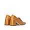 思加图2020春季新款奶油鞋方头单鞋女鞋乐福鞋粗高跟皮鞋9L330AM0