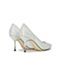 思加图2020春季新款仙女鞋尖头细高跟鞋水钻网布女单鞋9S655AQ0