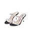 思加图2020夏季新款仙女风时尚水钻一字带细高跟女皮凉鞋9VN68BT0