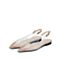 思加图2020春季新款尖头气质仙女风水钻平底鞋女后空凉鞋B0206AH0