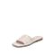 思加图2020夏季新款方头平底鞋一字拖牛皮革女皮拖鞋9RX02BT0