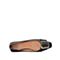 思加图2020秋季新款金属装饰通勤低跟浅口单鞋女皮鞋L0301CQ0