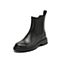 思加图2020冬季新款简约套筒圆头切尔西靴帅气女短靴9VL14DD0