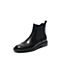 思加图2020冬季新款圆头切尔西靴英伦风短靴女皮靴子D2597DD0